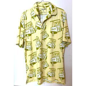 Sosik Golf Lightweight Polyester Blend Polo Shirt Mens M Golf Carts